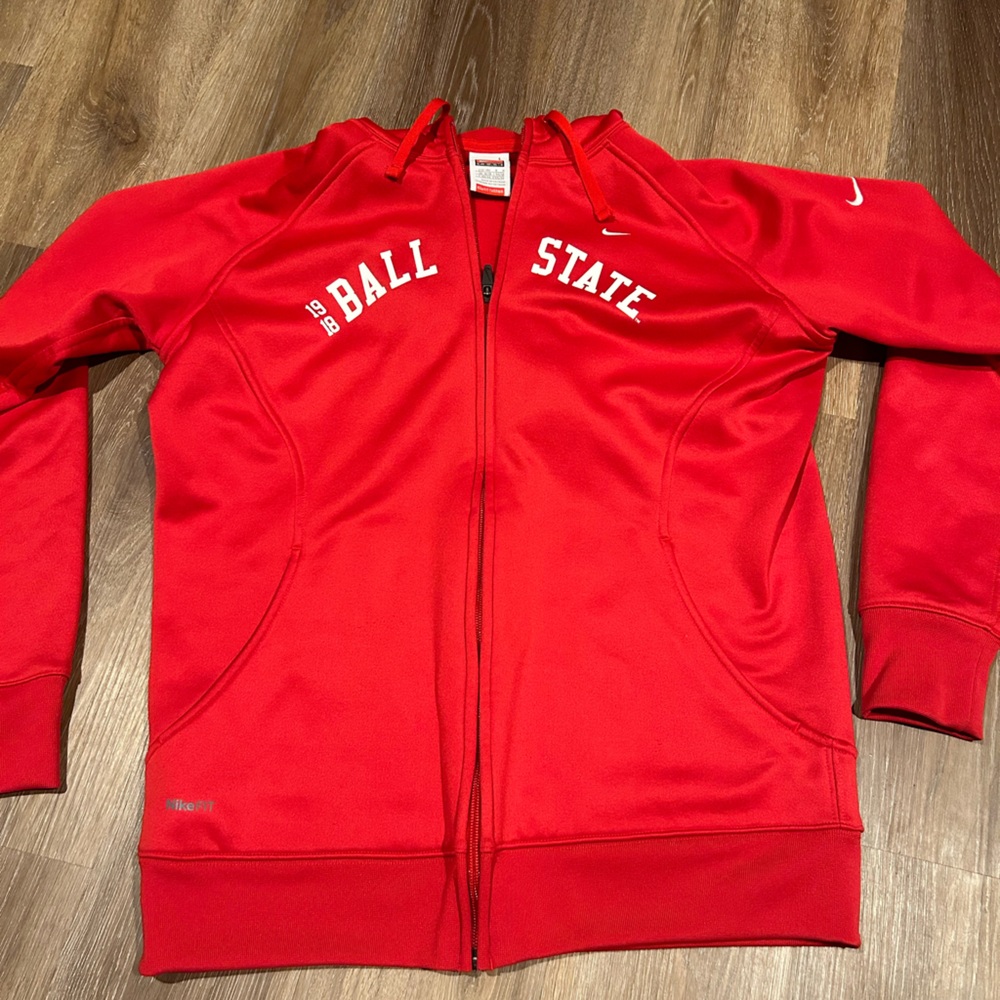 Ball State Nike zip up jacket